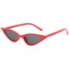 Cat Eye Retro Narrow Cat Eye Sunglasses for Women Clout Goggles Plastic Frame Birthday Gift For Girls - 3 - CZ18SZ92SX7 $14.02