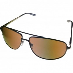 Aviator Mens Gunmetal Rectangle Metal Aviator PE76 1 - CR18T96Q9LO $19.99