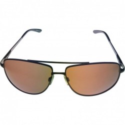Aviator Mens Gunmetal Rectangle Metal Aviator PE76 1 - CR18T96Q9LO $19.99