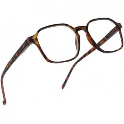 Aviator Reading Glasses Two Tone Assorted Strengths - Black- Tortoise- Black Tortoise - CW18QK5925H $23.76