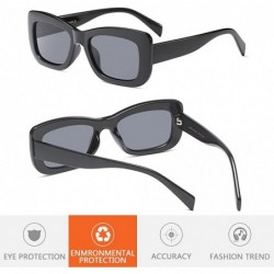 Wayfarer Fashion Rectangle UV Protection Sunglasses for Women Swimming Pool Driving - Brown - CF18G7RYTH6 $9.99