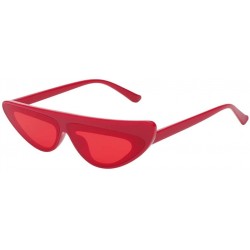 Cat Eye Vintage Sunglasses Fashion Eyewear Goggles - Red - CI18NSLG3ZS $9.78