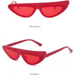 Cat Eye Vintage Sunglasses Fashion Eyewear Goggles - Red - CI18NSLG3ZS $9.78