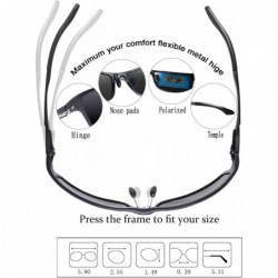 Sport Polarized Sunglasses for Men Women UV Protection Driving Golf Fishing Sports Sunglasses - C218R3YY7GW $23.28