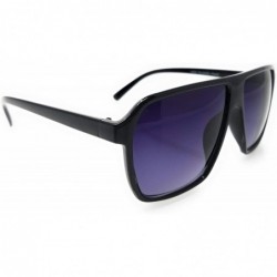 Oversized Large Oversized Retro Square Flat Top Black Tortoise Sunglasses UV 400 for women unisex men - SM1123 - CE18L9CYQNX ...