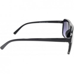Oversized Large Oversized Retro Square Flat Top Black Tortoise Sunglasses UV 400 for women unisex men - SM1123 - CE18L9CYQNX ...