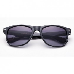 Sport Sunglasses with Pouch Classic 80's Retro Vintage Design UV Protection Sunglasses - Black/Gradient - CQ18D59N62W $11.45