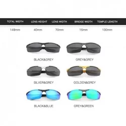 Sport Polarized Sports Sunglasses for Men Women Lightweight UV400 Protection Eyewear for Outdoor - Gray+gray - CT18TH5MQTQ $5...