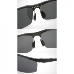 Sport Polarized Sports Sunglasses for Men Women Lightweight UV400 Protection Eyewear for Outdoor - Gray+gray - CT18TH5MQTQ $5...
