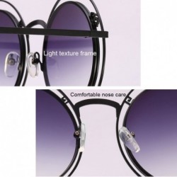 Goggle Irregular Double-circle Frame Unisex Goggles Eyewear Selfie Sunglasses - Red - CS18CGOMEO5 $32.94