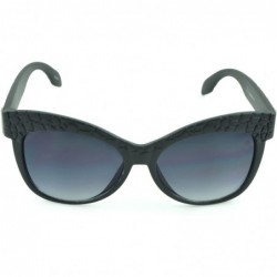 Oval Trendy Women's Fashion Retro Cat Eye Sunglasses - Assorted Colors - Matte - CK129KB5WGD $9.41