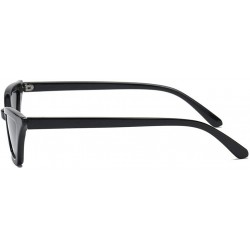 Cat Eye Small Cat Eye Sunglasses for Women UV400 - C6 Clear Sliver - CR1980559QA $8.14