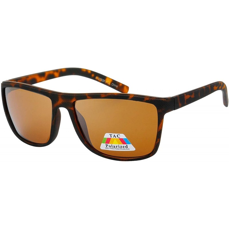 Square Men's Model 197 Designer Fashion Polarized Sunglasses - Multicoloured - CA18U83G8Q8 $10.37