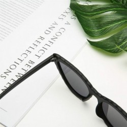 Oversized Womens Cat Eye Sunglasses GorNorriss - Black Lens/Black Frame - CB18QHWMZNX $6.62