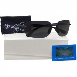 Rectangular Lovin Maui Wrap Polarized Nearly invisible Line Bifocal Sunglasses - Premium Tortoise - CI18LWYZTA7 $38.30