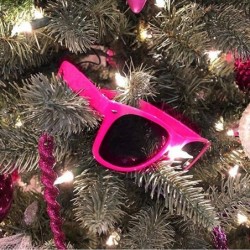 Square Bulk 12 Pack Neon Retro Sunglasses Unisex Adult Kids Party Favors Decor Glasses - Adult Hotpink - CY18ENL3MMT $21.57