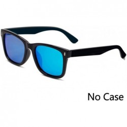 Square Fashion Polarized Sunglasses Vintage Square Men Women Driving W1 SandBlack Grey - N4 Black Blue - CU18YLA3T7A $9.79