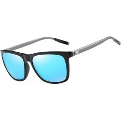 Round Polarized Sunglasses for Men Retro - Polarized Sunglasses for Men Sunglasses Man FD2150 - Blue - C418LX3K8A7 $10.08