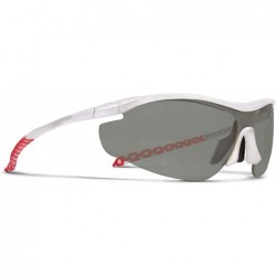 Sport Zeta Silver Fishing Sunglasses with ZEISS P7020 Gray Tri-flection Lenses - CY18KLT9HUU $15.83