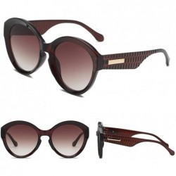 Round Vintage Sunglasses Polarized Windproof - D - C2199OE798Y $9.82
