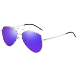 Aviator Polarizing sunglasses Classic clam glasses Polarizing driving glasses sunglasses - A - CP18QCZEATL $38.56