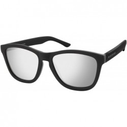 Aviator "Olympian" Designer Sunglasses - Black/Blue - CU18SHDUGA0 $34.94