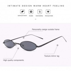 Oversized Small Round Polarized Sunglasses Mirrored Lens Unisex Glasses - C2 Gold Grey - C418TXK0CR7 $23.81