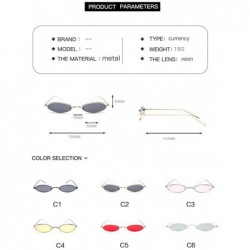 Oversized Small Round Polarized Sunglasses Mirrored Lens Unisex Glasses - C2 Gold Grey - C418TXK0CR7 $23.81