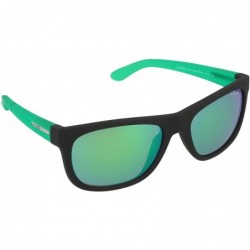 Square An4206 Fire Drill Lite Square Sunglasses Rectangular - Fuzzy Black/Grey - CD11UG97N89 $65.65