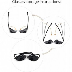Round Steampunk Sunglasses for Men Women Vintage Retro Round Metal Frame Eyewear Shades - N4 Silver Frame Silver Lens - CN196...