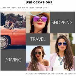 Sport Aviator Sunglasses for Women Polarized Mirrored- Large Metal Frame- UV 400 Protection - C118WRETWSH $22.33