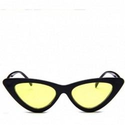 Round Women Retro Fashion Goggles Mirror Protection Cat Eye Sun Glasses - I - C318Q3STSAL $10.41