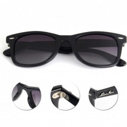 Wayfarer designer vintage retro acetate polarized women men sunglasses 2140H - Black Purple - CQ12BKTUS67 $26.13