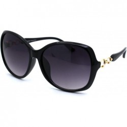 Butterfly Womens Metal Hinge Diva Butterfly Designer Sunglasses - Black Smoke - CB18YI4CLR8 $28.39