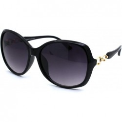 Butterfly Womens Metal Hinge Diva Butterfly Designer Sunglasses - Black Smoke - CB18YI4CLR8 $13.25