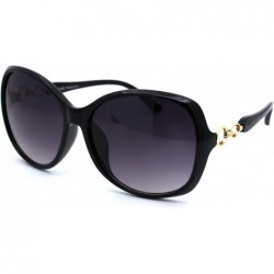 Butterfly Womens Metal Hinge Diva Butterfly Designer Sunglasses - Black Smoke - CB18YI4CLR8 $23.97