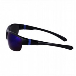 Sport Sports Sunglasses UV400 Protection Eyeglasses with Super Lightweight Frame for Men Women Travel Driving Fishing - C818C...