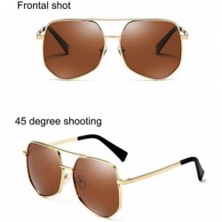Round Sunglasses Unisex retro Designer Style for men and women polarized uv protection Sun glasses - CC18RY5I6OE $12.68