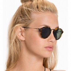 Aviator Classic Glass Lens Sunglasses Men Brand Designer 51MM Female Male Sunglasses - 200002 - CT18W3NC3AT $34.66