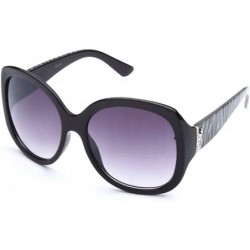 Oversized Womens Oversized Zebra Fashion Sunglasses - Black/Gray - CM117DDYA9F $19.10
