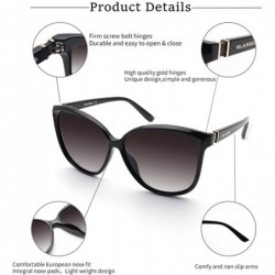 Round Polarized Sunglasses Protection Fashion Driving - Black - C018W442K66 $28.64