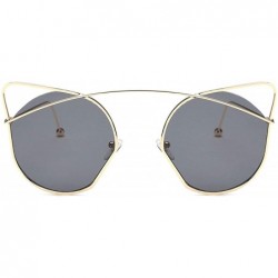 Sport Vintage Classic Retro Cat Sunglasses for Women PC Resin UV 400 Protection Sunglasses - Grey - CN18SAS5DTN $16.58