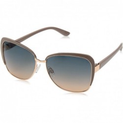 Cat Eye Women's Ld243 Cat-Eye Sunglasses - Rose Gold / Nude - CG180NL857Z $77.52