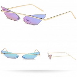 Sport Women Man Fashion Vintage Sunglasses-Irregular Shape Eyewear Retro Unisex - G - CP18OZHUZUW $11.12