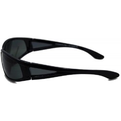 Semi-rimless Sports Wrap Nearly Invisible Line Bifocal Reading Sunglasses Men Women Magnification Sunglass Readers Lens - CX1...