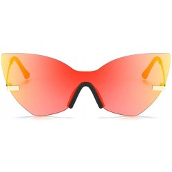 Goggle DESIGN 2020 Fashion Cat Eye Women Sunglasses Transparent Candy Color Travel Sun Glasses Female Goggles - C6198UIYDU5 $...
