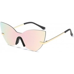 Goggle DESIGN 2020 Fashion Cat Eye Women Sunglasses Transparent Candy Color Travel Sun Glasses Female Goggles - C6198UIYDU5 $...