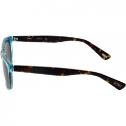 Wayfarer Designer Sunglasses AX00010 in Blue with Brown Lenses - C818IA3MXGQ $34.98