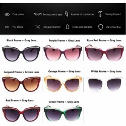Round Marque De Luxe Sunglasses Oculos Sol Feminino Womens Vintage Cat Eye Black Clout Goggles Glasses - Black - CH197ZAY6G2 ...