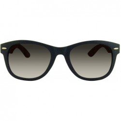 Aviator wood glasses sunglasses handmade bamboo sunglasses mens sungalsses women sunglasses - Blue - CC18XGR3HTU $13.42